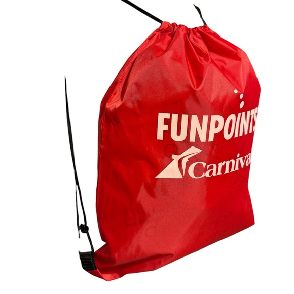 Carnival Cruise Behind the fun tour drawstring backpack - Picture 2 of 4